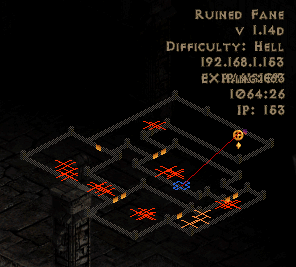 Ruined Fane Map With Enemies